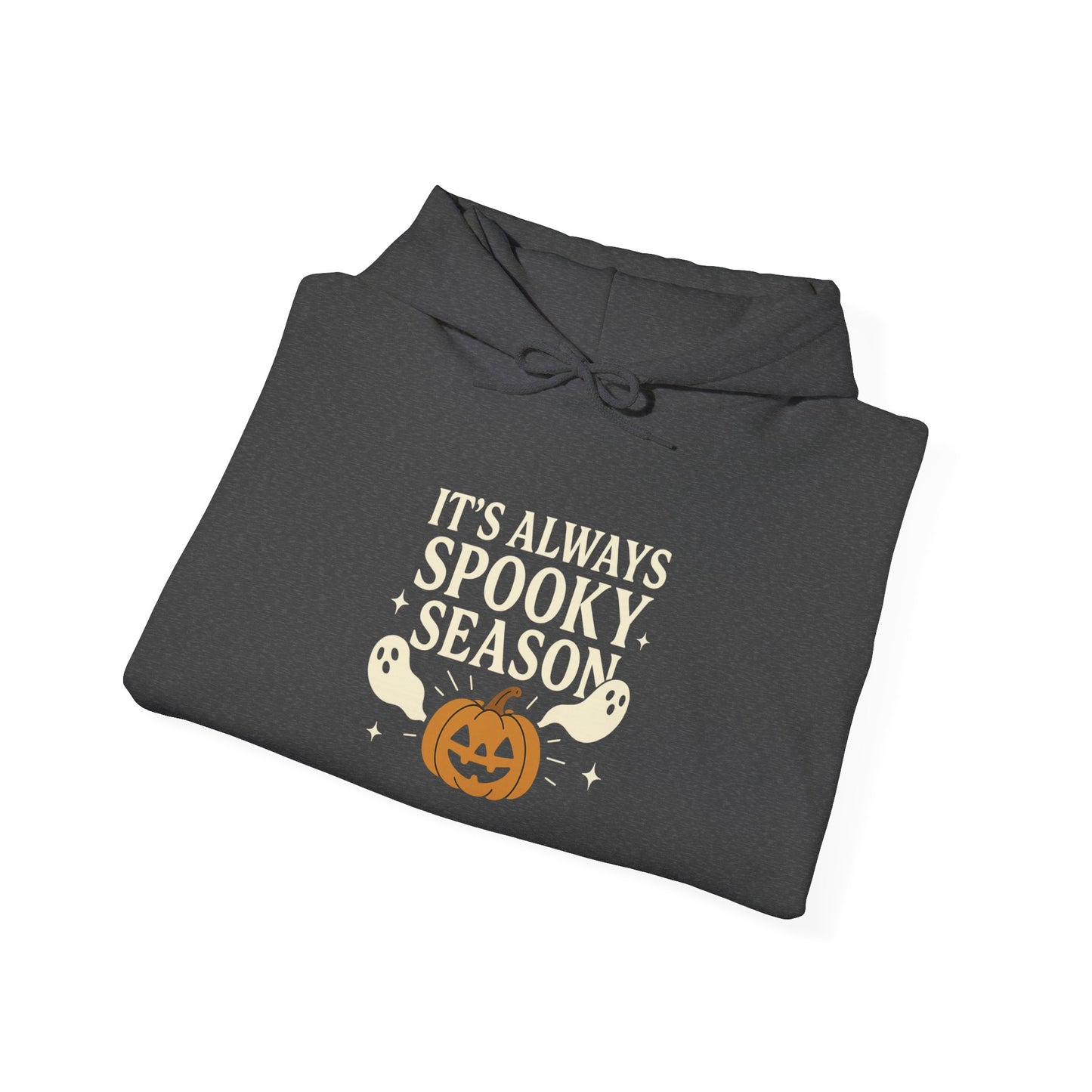 Spooky Season Hooded Sweatshirt | Unisex Halloween Hoodie | Cozy Fall Attire, Perfect for Autumn Celebrations, Gift for Halloween Lovers